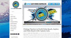 Desktop Screenshot of captainjacksfishingcharters.com