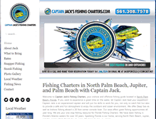 Tablet Screenshot of captainjacksfishingcharters.com